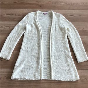 Cute Calypso St. Barth long stiched cardigan!